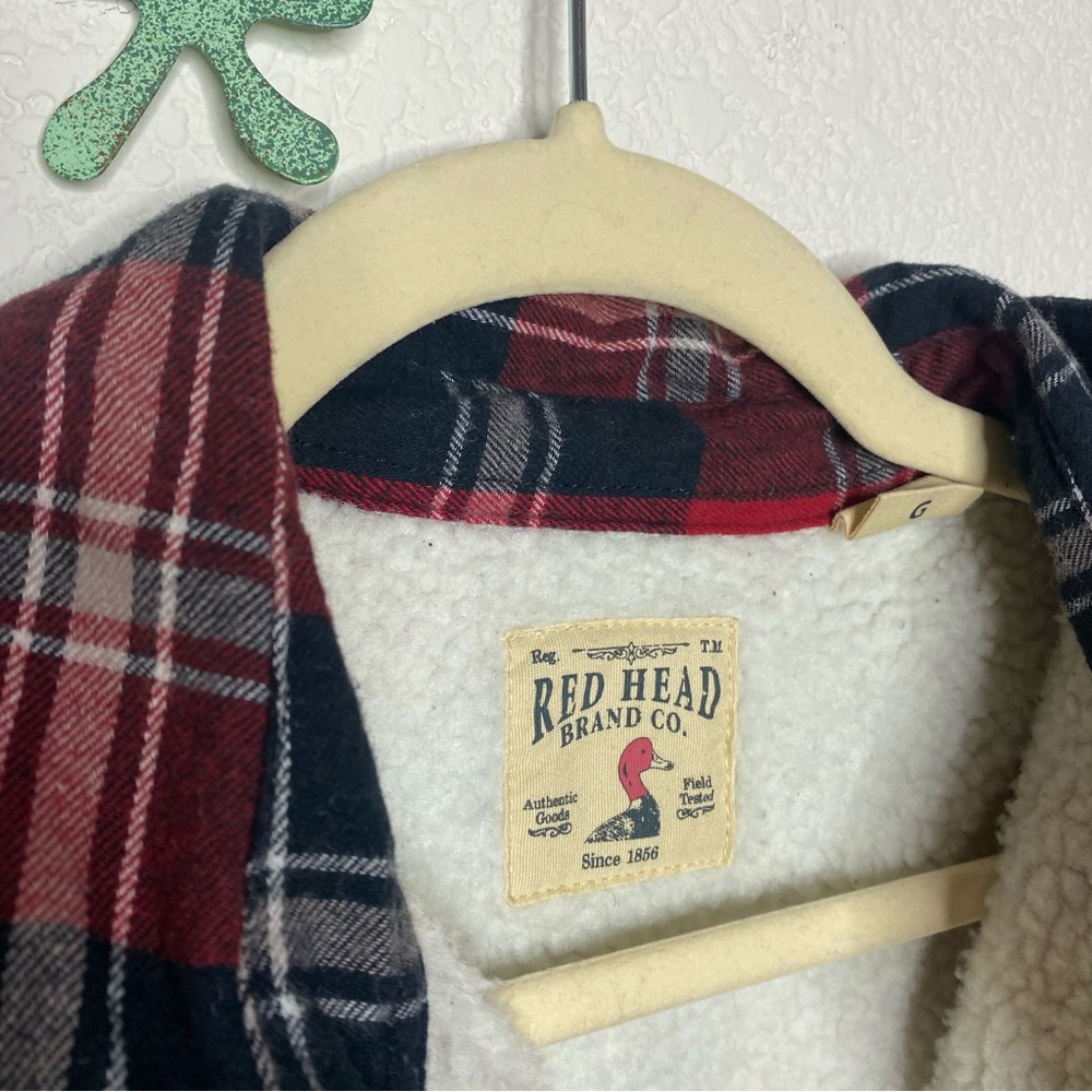 Sherpa Lined Dad Flannel Shacket - image 4